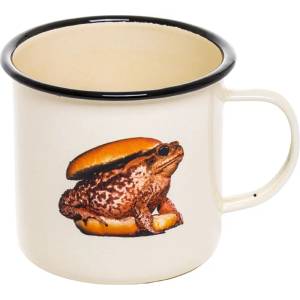 Seletti Чаша TOILETPAPER TOAD 10 см бежова, емайл, Seletti (SLT16852)