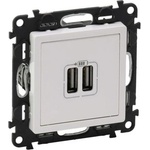 Legrand valena life Р-КА 2xusb ТИП a 5v 2.4a БЯЛ (753112l)