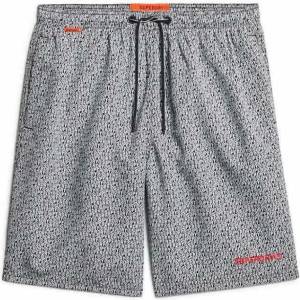 Superdry Бански гащета Superdry Aop 16´´ swimming shorts - Grey (Superdry Black White)