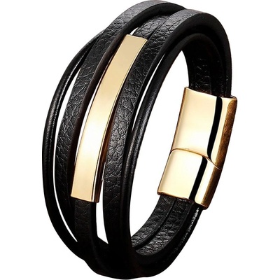 Naky kožený Lambert Gold N0713