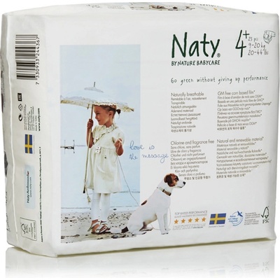 Naty Nature Babycare Maxi+ 9-20 kg 30 ks