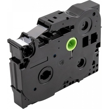 Brother HGe-131, 12mm x 8m, 5 бр, черен печат / прозрачен субстрат, оригинална лента (HGE131V5)