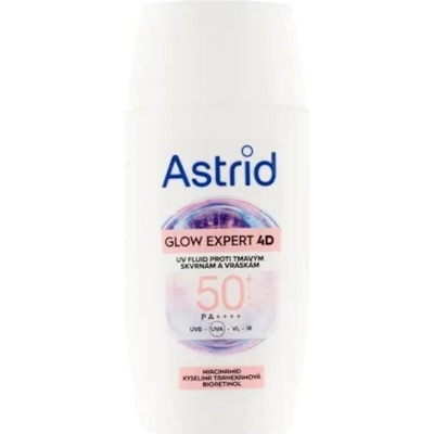 Astrid Pleťový fluid proti tmavým skvrnám a vráskám SPF 50 Glow Expert 4D 50 ml – Hledejceny.cz