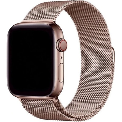 SES Elegantní kovový pásek pro chytré hodinky Apple Watch 41 mm 7.série - světle růžový 9906 – Hledejceny.cz