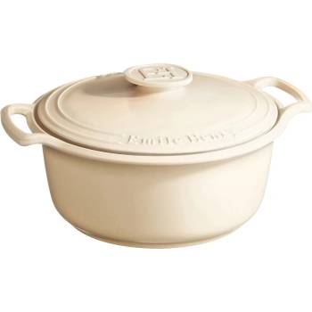 Emile Henry Керамична тенджера Sublime Ø 31 см, 5, 5л - цвят екрю (EH 4760-56)