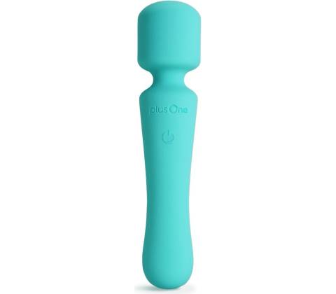 PlusOne Vibrating Wand modrá