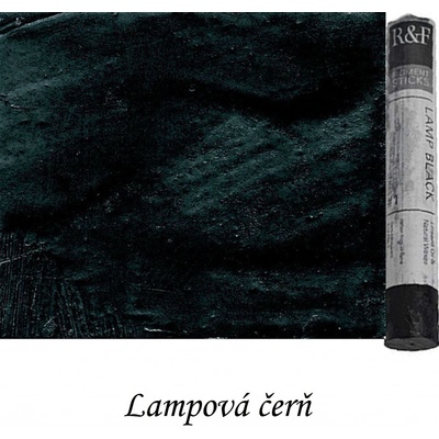 R&F Pigmentová tyčinka na enkaustiku černá lampová