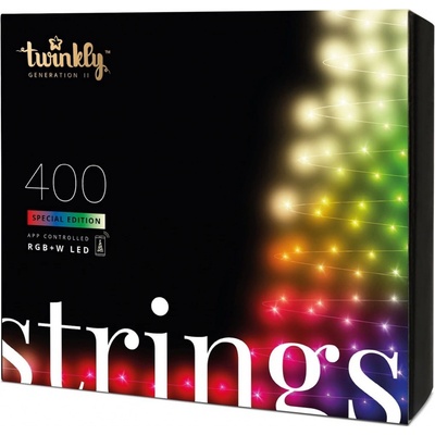 TWINKLY Smart LED vánoční řetěz Strings TWS400SPP-BEU 20m WiFi – Hledejceny.cz