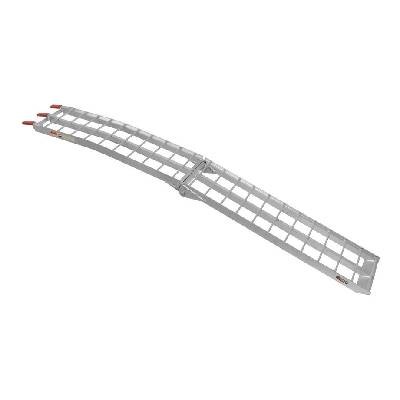 Q-TECH Skládací široká nájezdová rampa MX hliníková