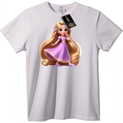 NOONEBRAND Тениска Рапунжел - 6XL, White