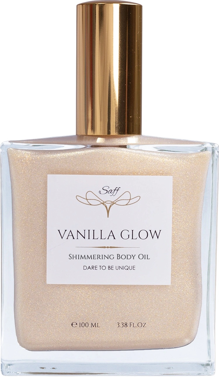 Saff Vanilla Glow Shimmering Body Oil Олио за тяло дамски 100ml