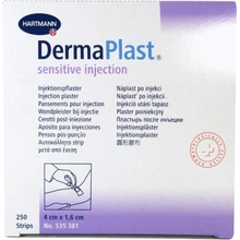 DermaPlast injekční náplast Sensitive 4 x 1,6 cm 250 ks
