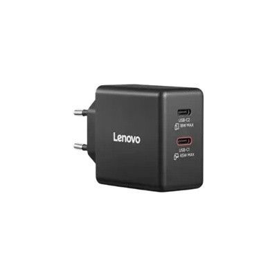 Lenovo Аксесоар за лаптоп Lenovo Dual USB-C 65W GaN Charger (40AW065BEU)