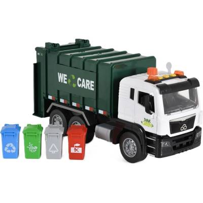 Wenyi Toys Камион за боклук Wenyi - Със светлинни и звукови ефекти, 1: 10 (112484)
