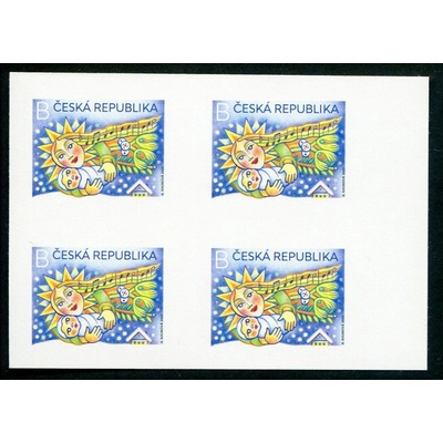 Česká pošta (2022) Pof. 1184, 4-bl - Česká republika - VV 3 chybějící průsek