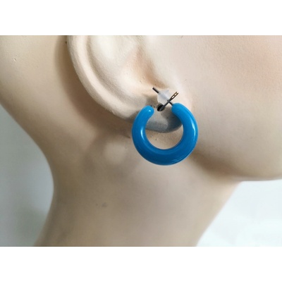 Bizuterka-eshop.cz plastové kroužky modré BZ-06976