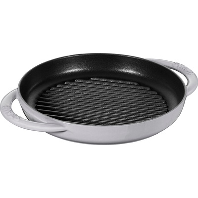 Staub Okrúhly liatinový gril 26 cm, tmavosivá 1004080