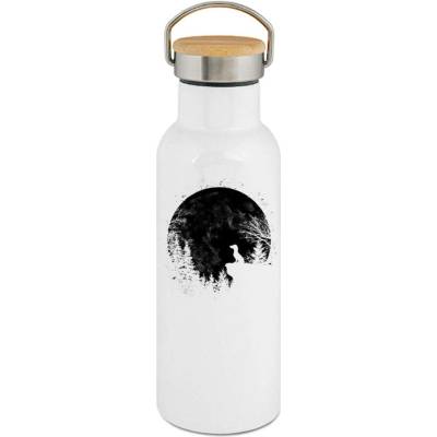 123TRIKO termoska Půlnoční hlídka, jezevčík, černý potisk 500 ml pes