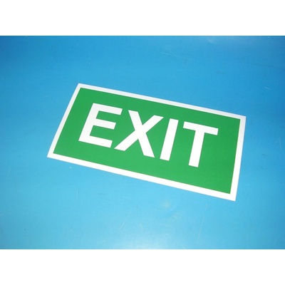Informační samolepka EXIT