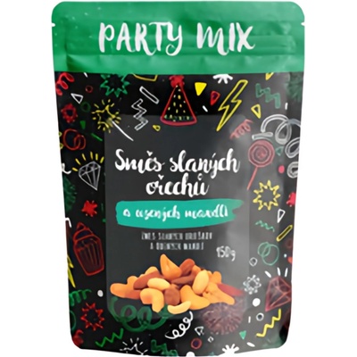 IBK Trade Směs slaných ořechů a uzených mandlí Party mix 150 g