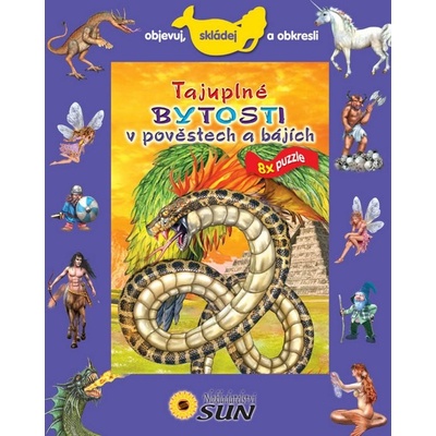 Tajuplné bytosti v pověstech a bájích - Objevuj, skládej a obkresli