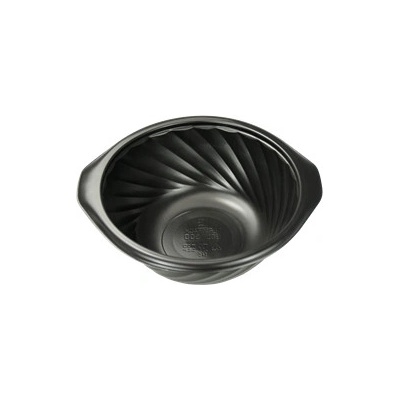 ECOFOL Plastová miska PP na polévku 550 ml kulatá černá O147 mm bal/100 ks