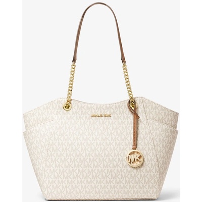 Michael Kors Jet Set Large Logo Tote Bag Vanilla