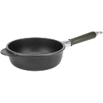  ИТ-68.20 Тиган дълбок с дървена дръжка Ø20хh7.5cm (0144138)