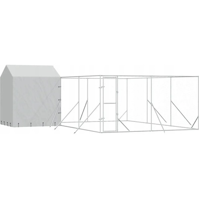 VidaXL Kotec kovová 600 x 600 x 250 cm