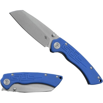 Ch Knives Toucans D2 G10 Blue Handle Folding Knife