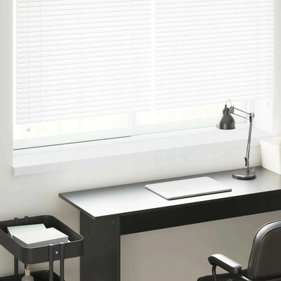 VidaXL Parapet bílý 120 x 25 x 4,5 cm PVC