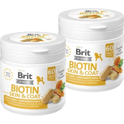 Brit Vitamins Biotin Skin & Coat Care 2x120 g