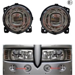  Комплект led халогени, фарове за мъгла за scania серия p, g, r, t 2004-2017