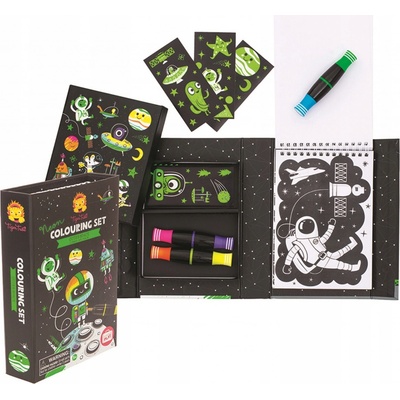 Tiger Tribe Neon Colouring Sets/Outer Space