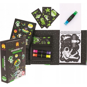 Tiger Tribe Neon Colouring Sets/Outer Space