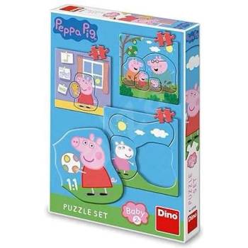 Image 1 of Dino - Puzzle Baby: Prasiatko Peppa - 1 - 39 piese