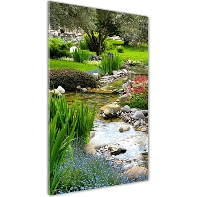 Vertikálny foto obraz fotografie na skle Ázijská záhrada 50x100 cm
