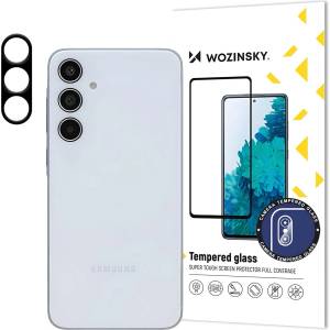 Wozinsky Закалено стъкло за камера 9H за Samsung Galaxy A55 - Черен KP32886