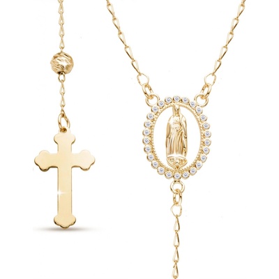 Biju Pozlacený 14k perličkový růženec 3002114