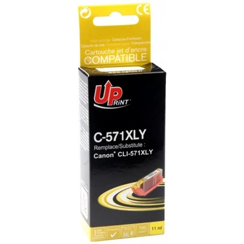 Image 1 of Compatible Мастилница UPRINT CLI 571XL-M CANON, Yellow (LF-INK-CAN-CLI571Y-XL-UP)