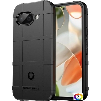 Google Pixel 9a Удароустойчив Square Grid Design Калъф и Протектор