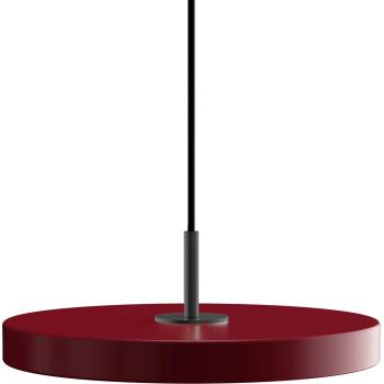 UMAGE Висяща лампа Asteria Plus с черен обков 31 см рубинено червена (2291C4175)