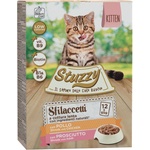 Stuzzy Cat Shreds MULTIPACK Kitten накъсани пилешки и свински меса 12 x 85 г