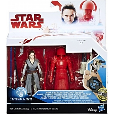 Star Wars epizóda 8 Force Link 9,5 cm s doplnkami Rey a Elite Praetorian Guard hC1243