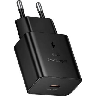 hoco. N76 мрежово зарядно устройство с Type-C конектор, 25 W, PD бързо зареждане, ЧЕРНО N76_B (N76_B)