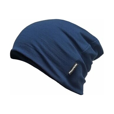 FREEBEANIE merino čepice tm.modrý melír