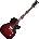 Gretsch Electromatic Jet Club 1 Pickup RW Claret Burst Електрическа китара
