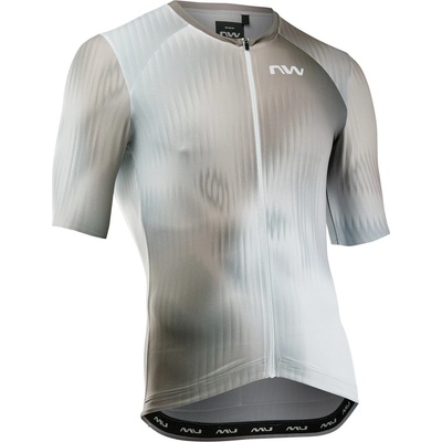 Northwave Мъжка фланелка с къс ръкав за колоездене Northwave Blade Jersey Short Sleeve Cycling jersey - White / Sand - размер XXL (056-3721-0616)