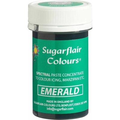 Sugarflair Gélová farba smaragd 25 g