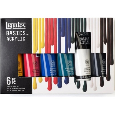 akrylové barvy sada Basics Acrylic Liquitex – Sleviste.cz